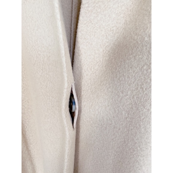 Vince oversize collarless wool coat in Lim… - Picture 11 of 14